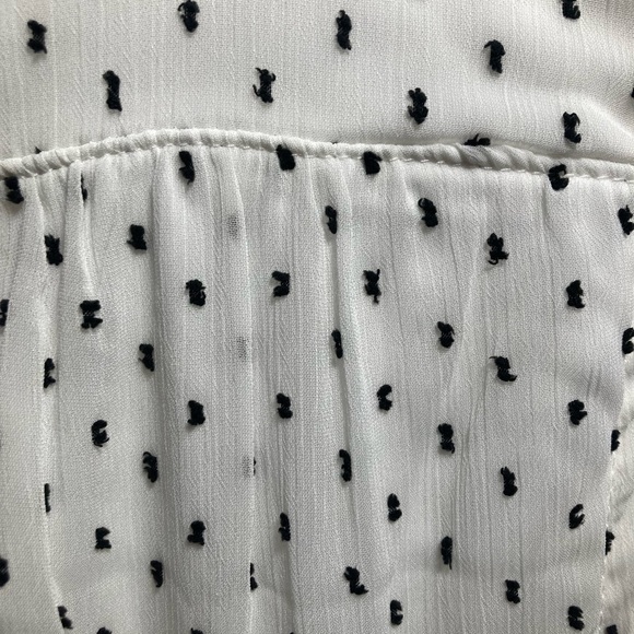 TRIXXI white with black dots medium dress - Picture 5 of 5